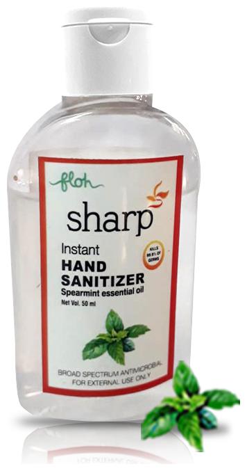 

Floh Sharp Instant Hand Sanitizer With 70 Alcohol 50 ml (Pack Of 100)