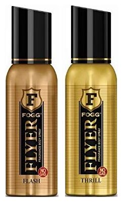 

Fogg Flyer Flash 120 ml Thrill 120 ml Body Spray(Pack 2)