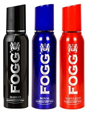 

Fogg Marco 150 ml Napoleon 150 ml Royal Deodorant Spray 150 ml (Pack 3)