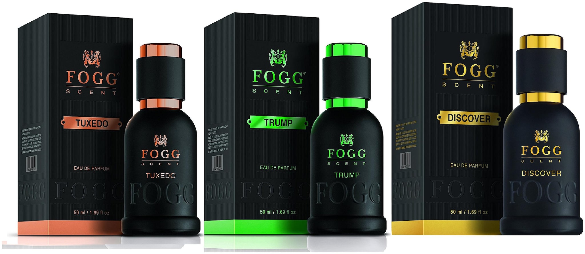 

Fogg Scent Tuxedo 50ml Trump 50ml Discover 50ml (Pack of 3)