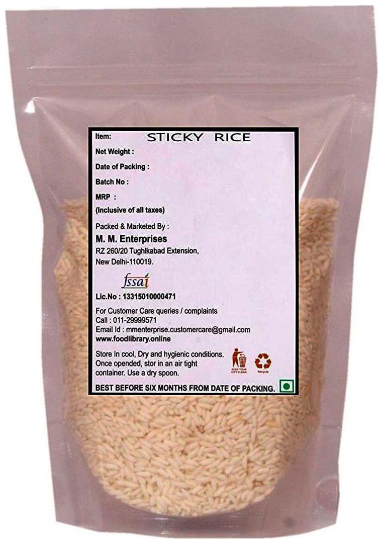 

Food Library Thai Sticky (Glutinous) Rice 400g