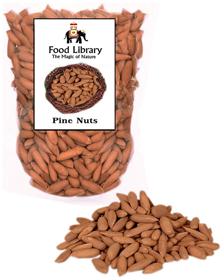 

FOOD LIBRARY The Magic of Nature Afghan Pine Nuts (Chilgoza) with Shell 400g
