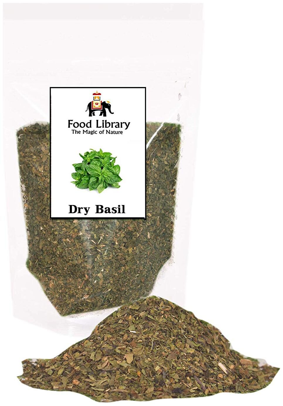 

FOOD LIBRARY The Magic of Nature The Magic of Nature Dried Basil Leaves 200g