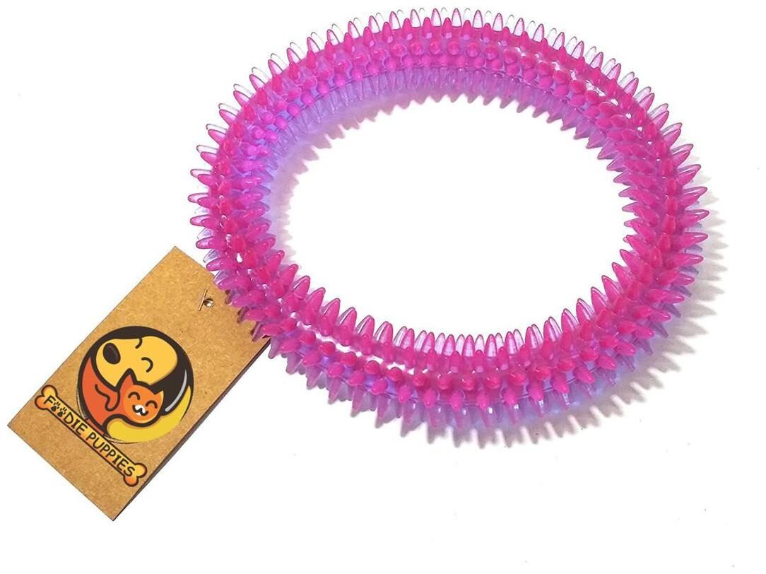 

Foodie Puppies Natural Rubber Dental Teething Chew Toy For Dog Puppy (Colour May Vary 6Inch)