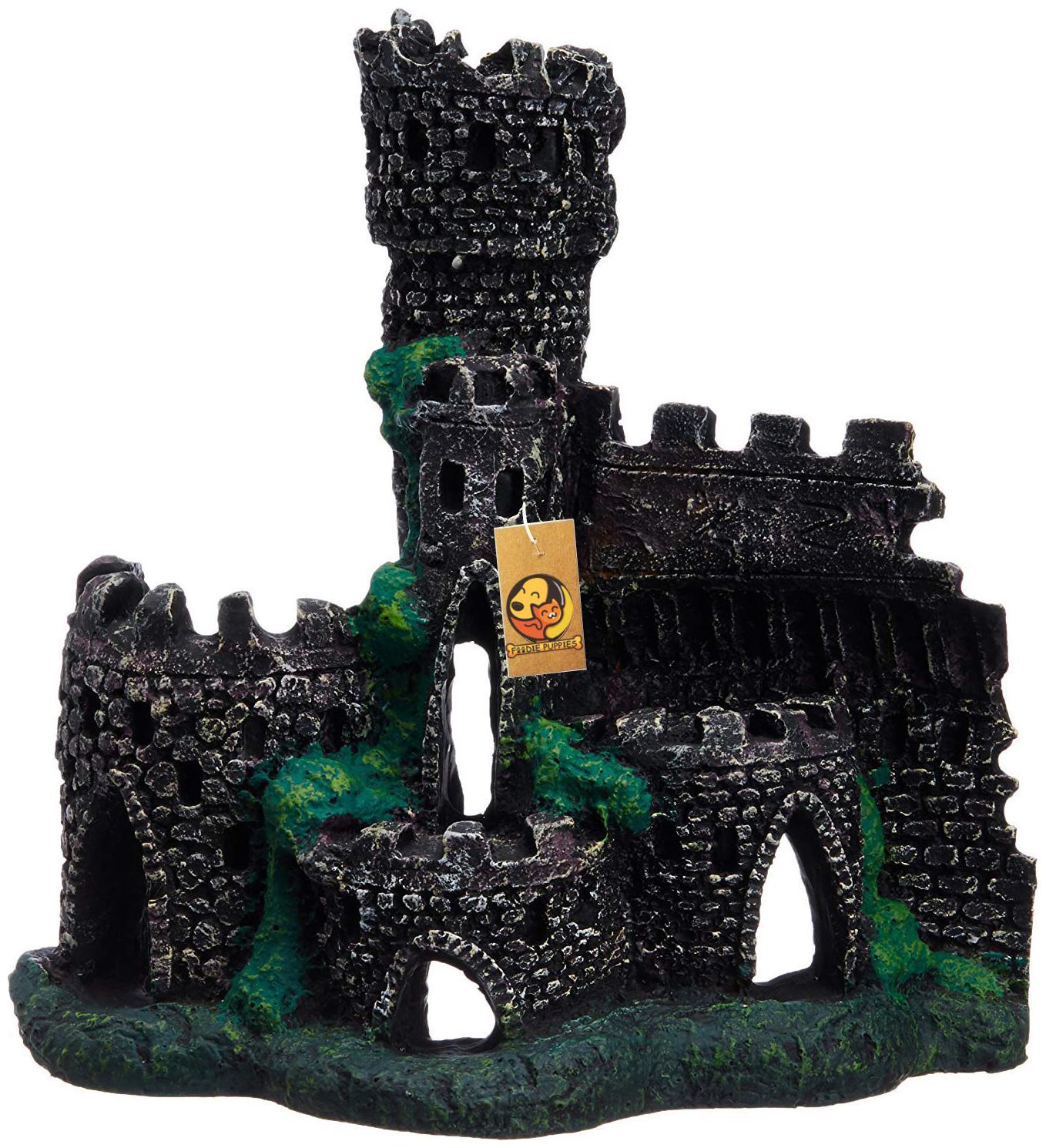 

Foodie Puppies Big King Castle Fort Aquarium Decoration Ornaments for Fish Tanks