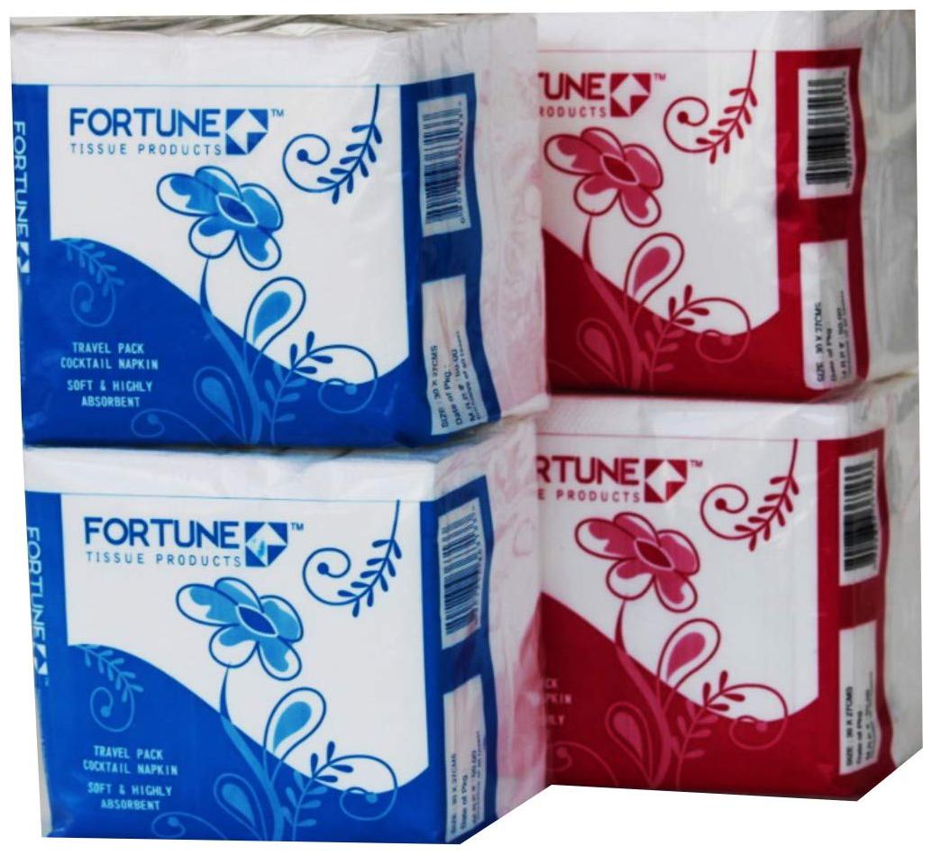 

Fortune Tissue Products Tissue Napkins 100 Sheet Pack of 4