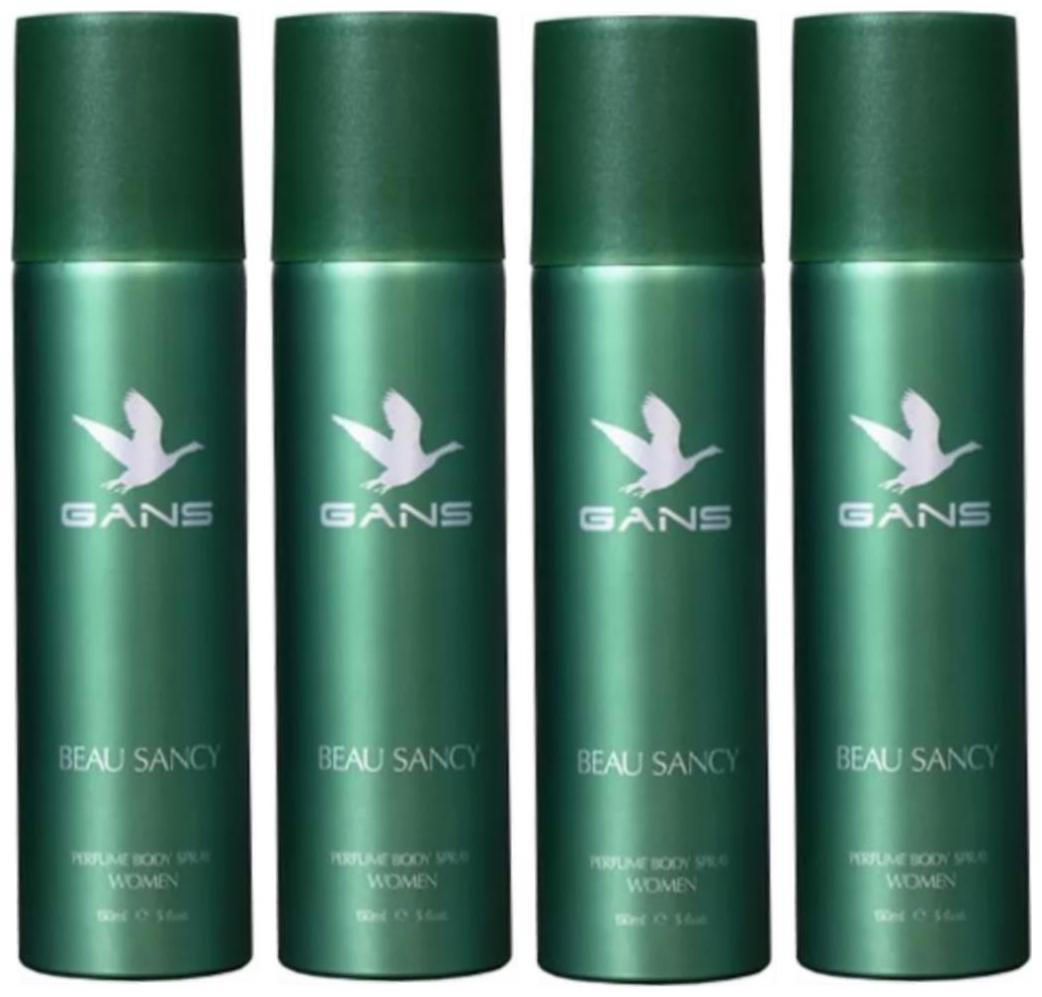 

Four BEAU SANCY Perfume Body Spray for Women (Pack of 4)
