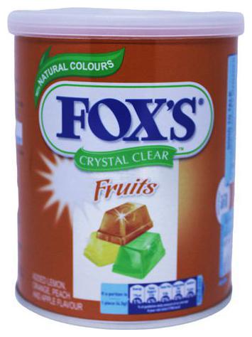 

Fox S Crystal Clear Candy - Fruits Flavored 180 g