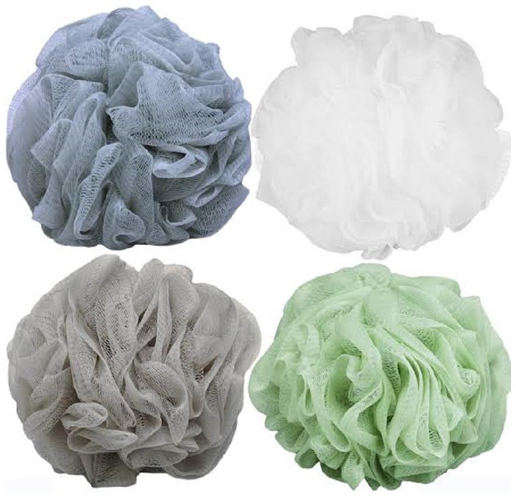 

FOXSTON Nylon Bathing Body Cleaning Back Scrubber Sponge Loofah for Men and Women - (PACK OF 4 MULTICOLOUR) 2