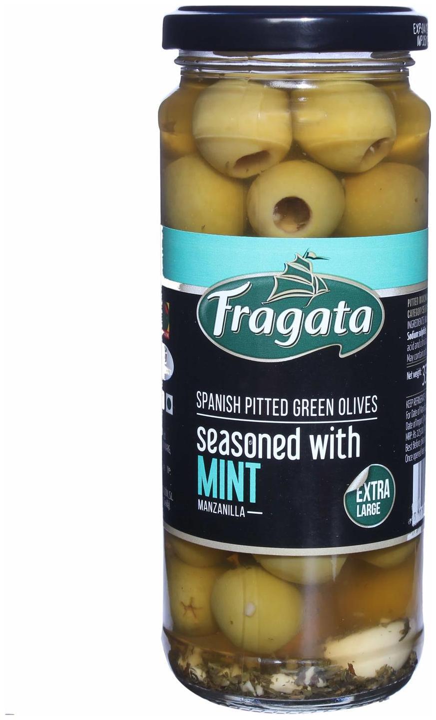 

Fragata Pitted Green Olives with MINT 330g- (FLAVOURED OLIVES)