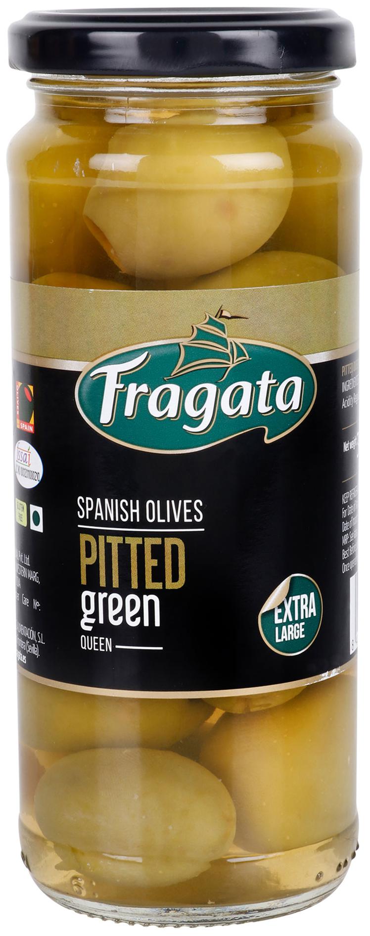 

Fragata Pitted Green QUEEN Olives 340g(Pack of 1)