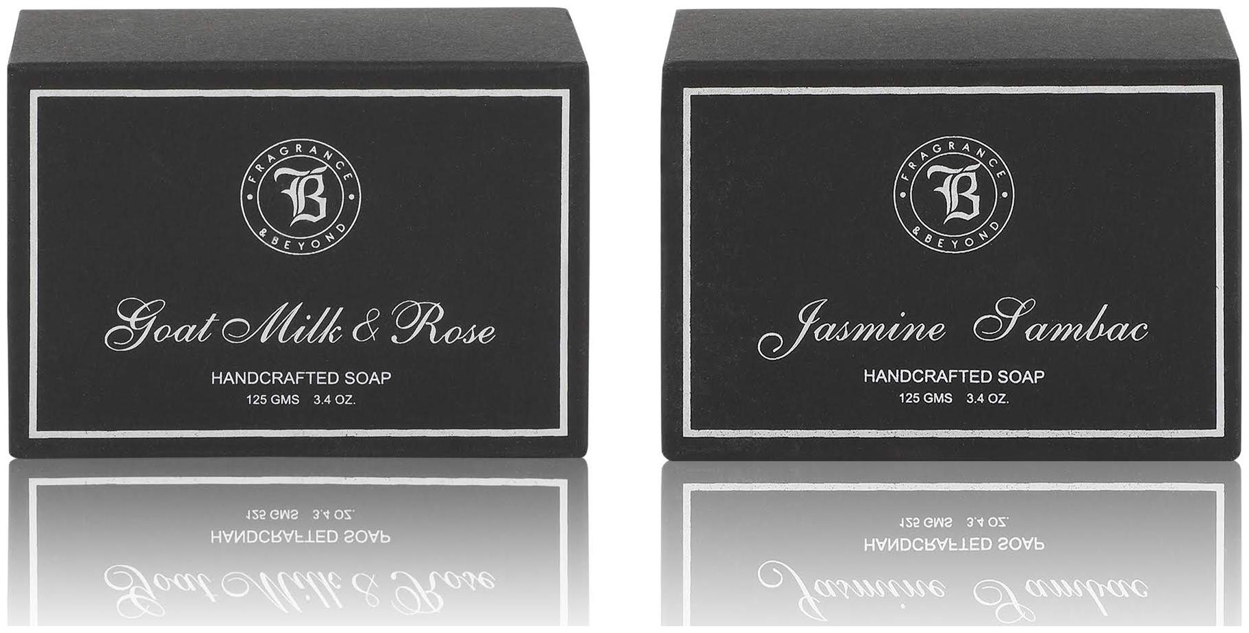

Fragrance Beyond Goat Milk Rose Jasmine Soap Combo 125g (Pack of 2)