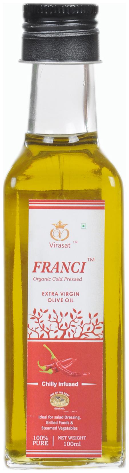 

Franci extra virgin chilly flavour olive oil 100 ml