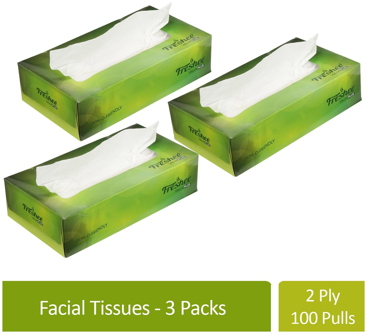 

Freshee 100 Sheets 2 Ply Car Tissue Paper Box Pack Of 3