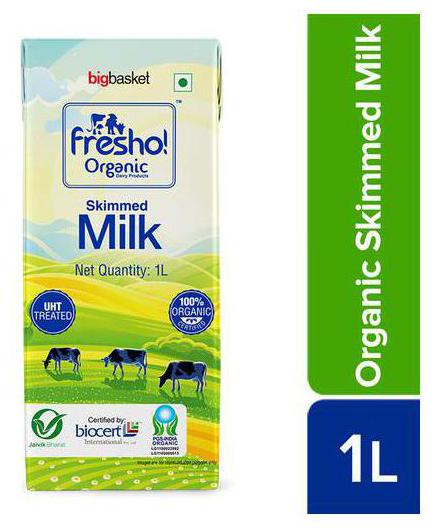 

Fresho Organic Certified Organic Skimmed UHT Milk 1 L