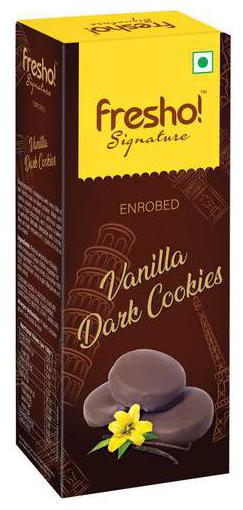 

Fresho Signature Enrobed Cookies - Vanilla Dark Chocolate 75 g