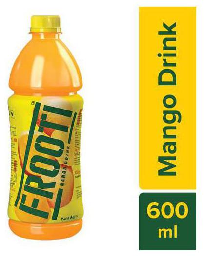 

Frooti Drink - Mango Fresh N Juicy 600ml