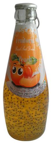 

Fruitoria Basil Seed Drink - Peach 300 ml