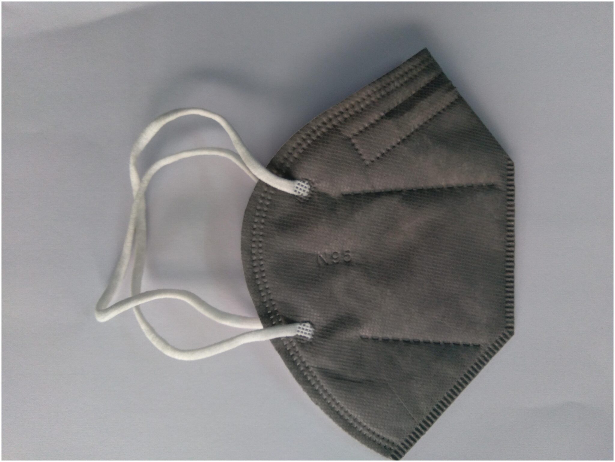 

FSM N95 Ear Loop Mask for face 5 layer protection Anti Pollution UV Sterilized Anti Bacterial Pack of 5 Grey
