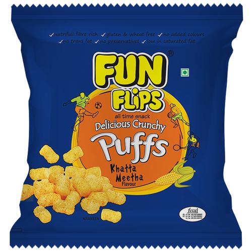 

Fun Flip Delicious Crunchy Puffs - Khatta Meetha 50 g