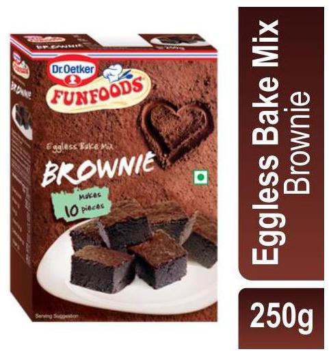 

FunFoods Bake Mix - Brownie (Eggless) 250 g
