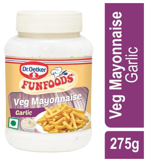 

Funfoods Mayonnaise - Garlic (Eggless) 275 g