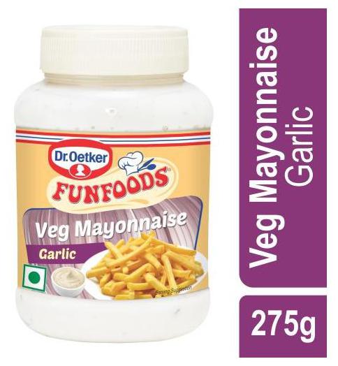 

Funfoods Mayonnaise - Garlic (Eggless) 275 g