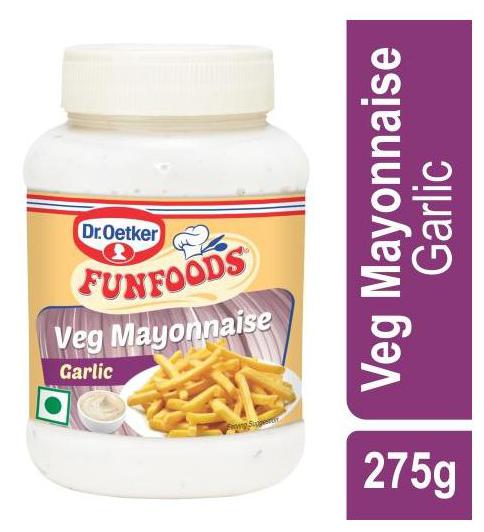 

Funfoods Mayonnaise - Garlic (Eggless) 275 g