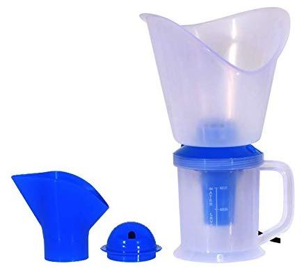 

Funky Deal Vaporizer with 3 Attachments Facial Sauna Steamer Nose Steamer Cough Steamer Nozzle Inhaler (Pack of 1)
