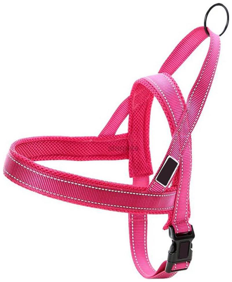 

Futaba No Pull Nylon Quick Fit Reflective Dog Harness - Pink- Small