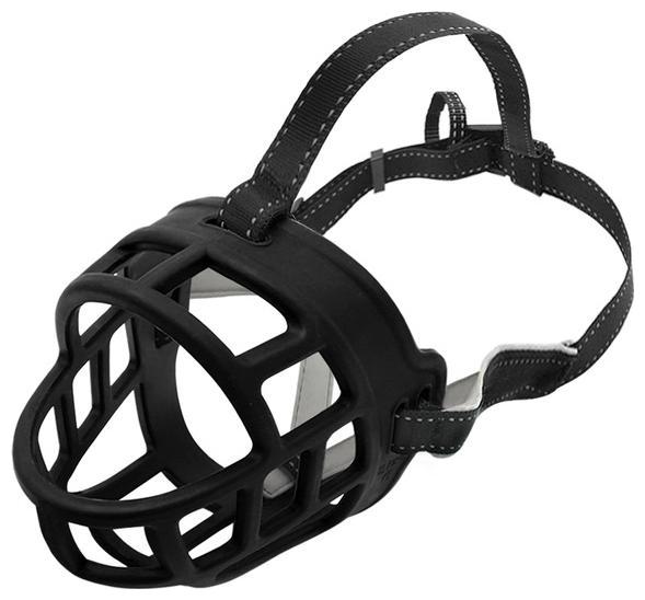 

Futaba Silicone Basket Anti-Bite Muzzle For Dogs - Black - Medium ( Size 4 )