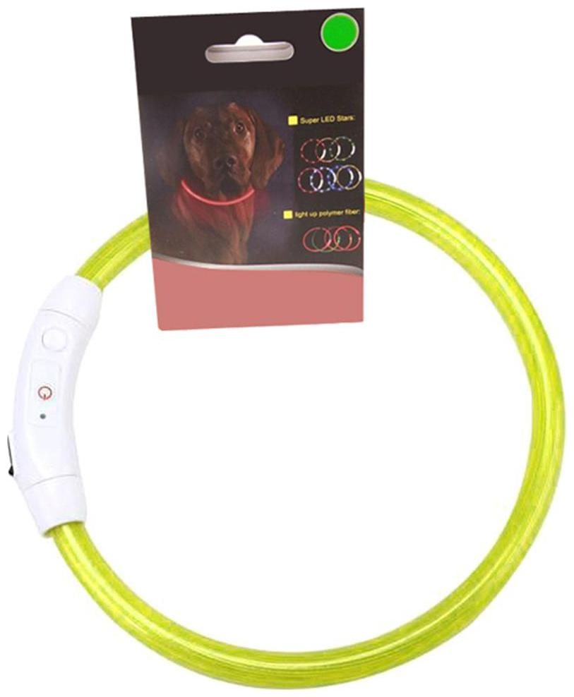 

Futaba USB Rechargeable LED Flashing Night Safety Dog Collar 50Cm Yellow