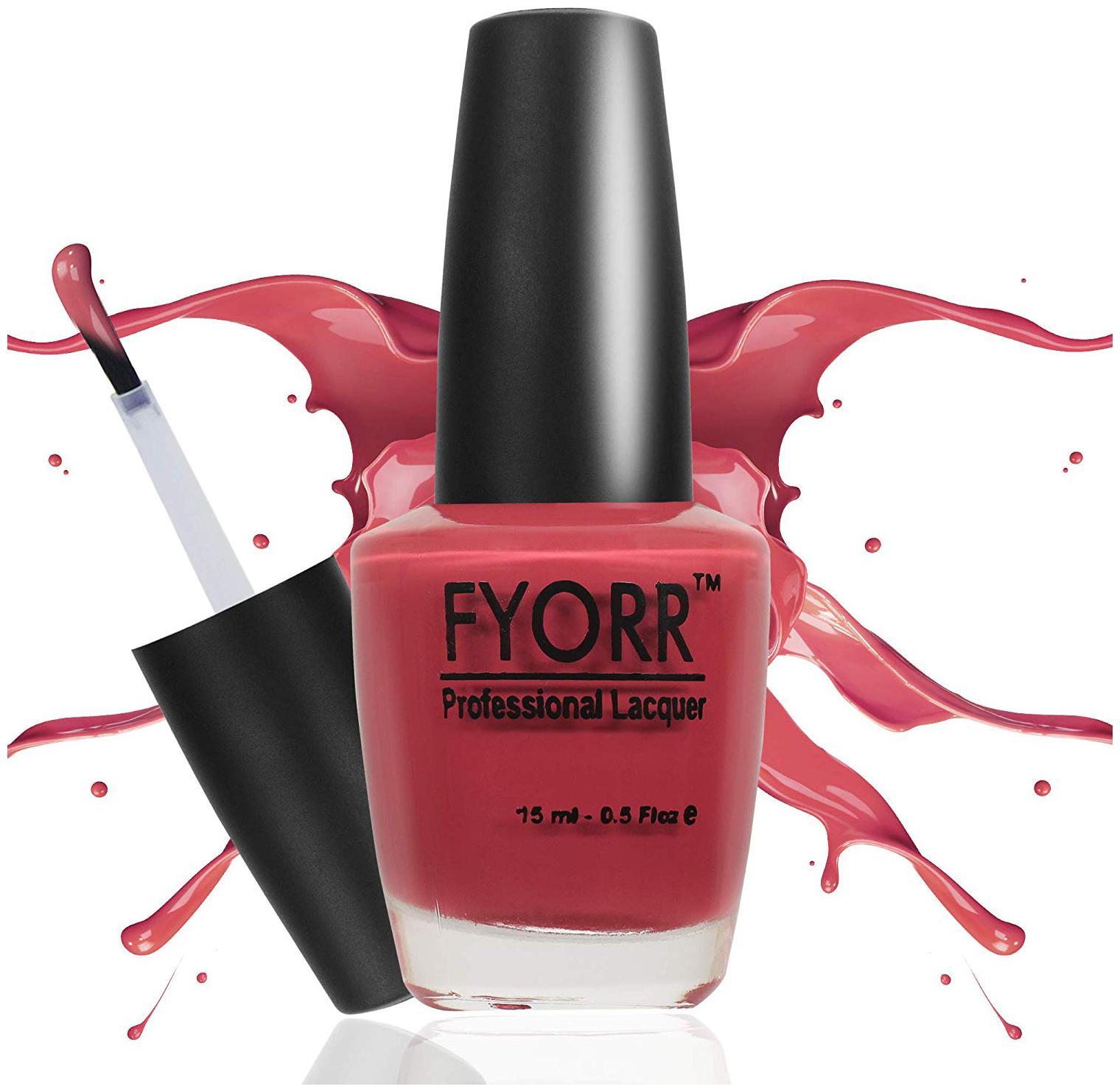 

FYORR Hot Chic Long Lasting Nail Paint(Mauve-Color)15ml