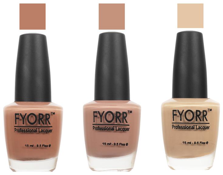 

FYORR Nail Polish Long Lansting Colors 25-28-29 the nude way collection Nail Wear-Multi Colored 15 ml(Pack of 3)