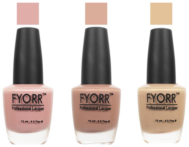 

FYORR Nail Polish Long Lansting Colors 27-28-29 sand in my suit collection Nail Wear-Multi Colored 15 ml(Pack of 3)