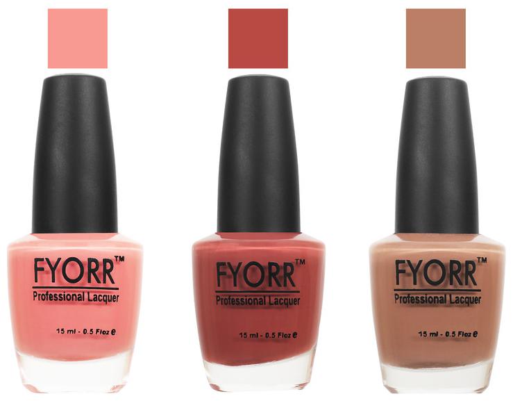 

FYORR Nail Polish Long Lansting Colors 23-24-25 rose n wood collection Nail Wear-Multi Colored 15 ml(Pack of 3)