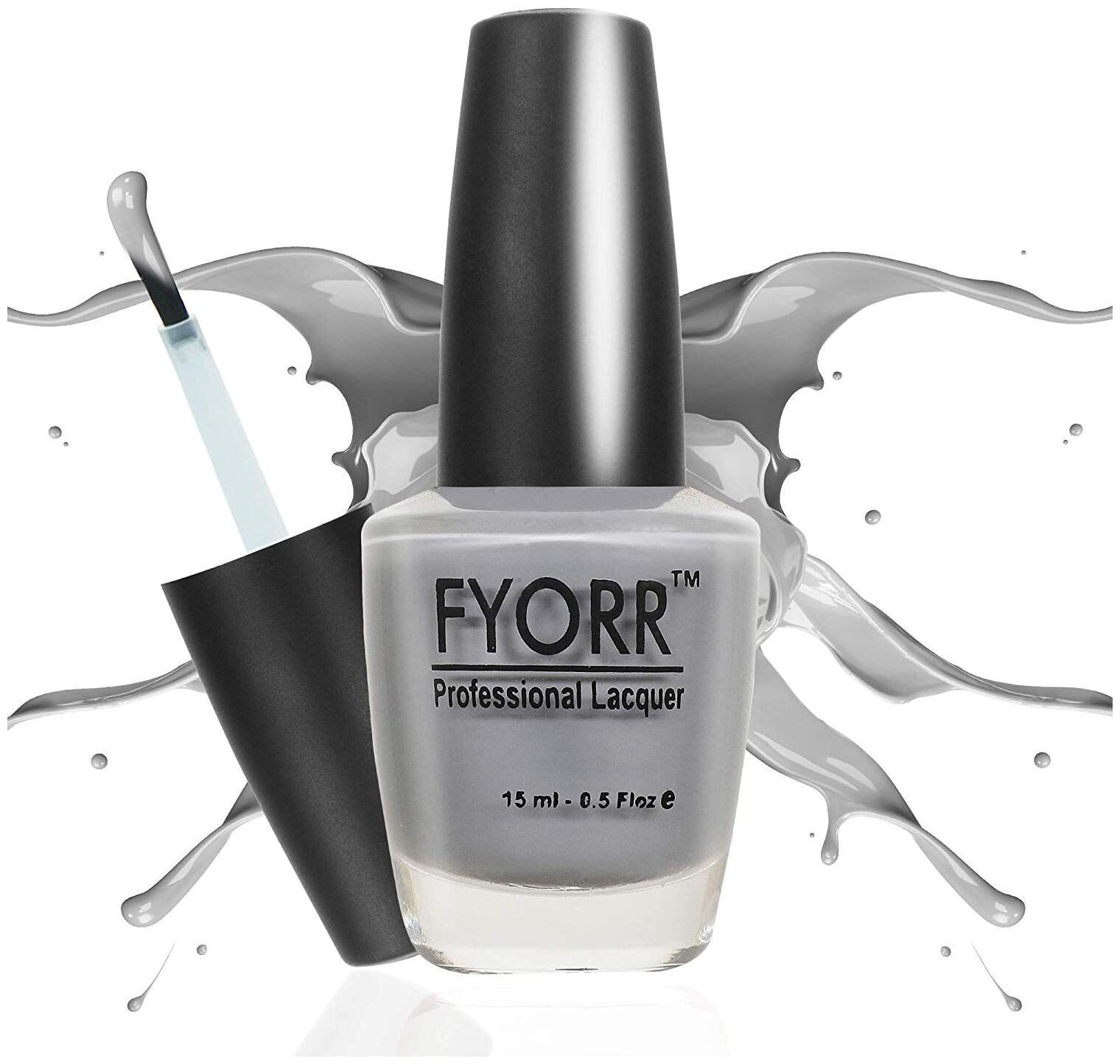 

FYORR Oh Yeah Its Grey Long Lasting Nail Paint(Silver-Color)15ml