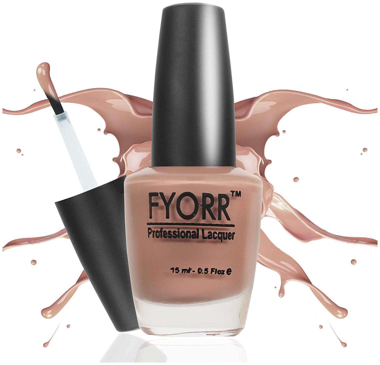 

FYORR Perfect Nude Long Lasting Nail Paint(Brown-Color)15ml