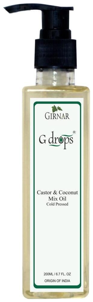 

G drops Castor Coconut Mix Oil 200 ml Pack Of 1