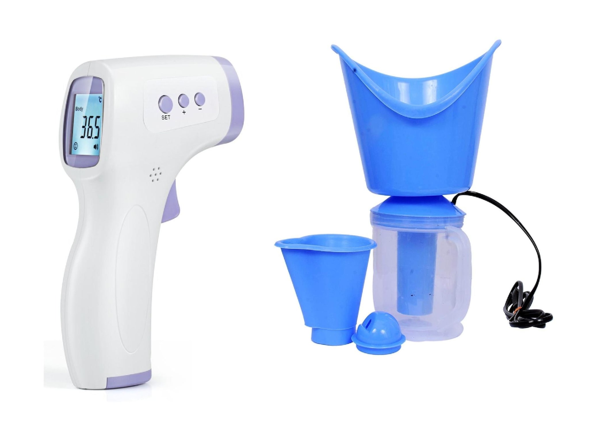 

G Gapfill Professional Fda Ce Approved Fahranhiet Celcius Color Indicator Non Contact Infrared Thermometer With 3 Attachment Vaporizer Steamer