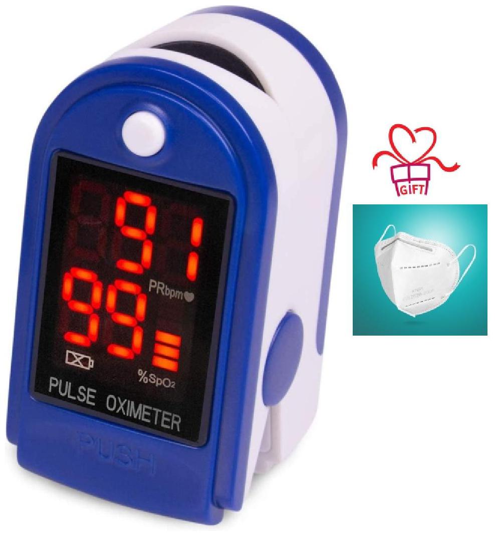 

G Gapfill Smart Finger Tip Pulse Oximeter With Audio Visual Alarm And Respiratory Rate (Auto Poweroff) With Free Mask