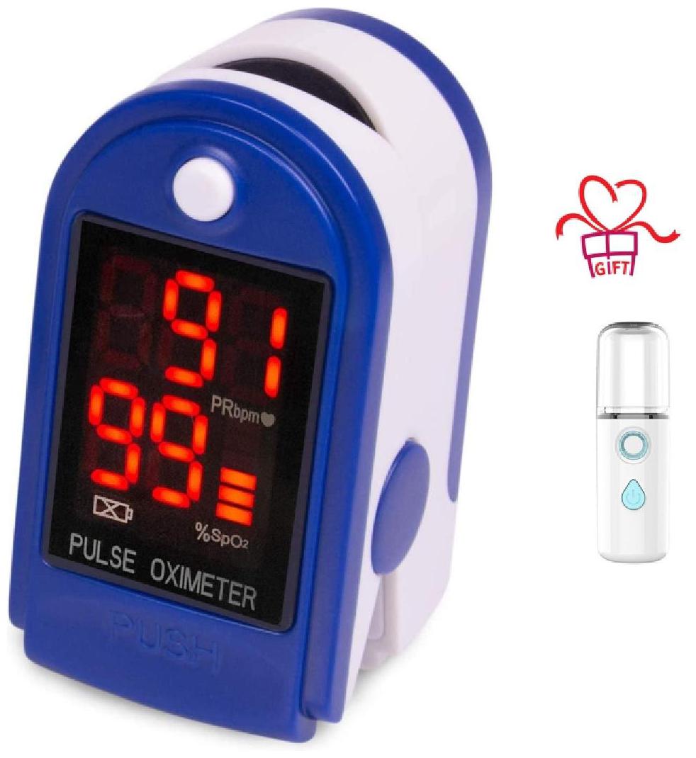 

G Gapfill Smart Finger Tip Pulse Oximeter With Audio Visual Alarm And Respiratory Rate (Auto Poweroff) With Free Nano Atomizer Sanitization Spray