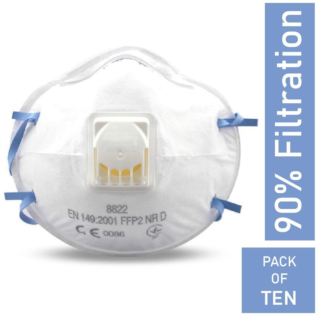

Gabbar 8822 Dust Mist Respirator FFP2 Face Mask Pack of 10