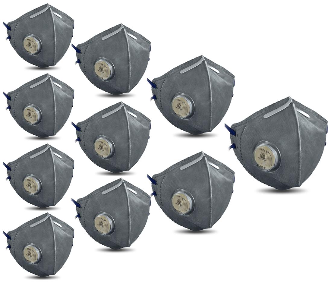 

Gabbar Particulate Respirator V-410 Face Mask Grey Pack of 10