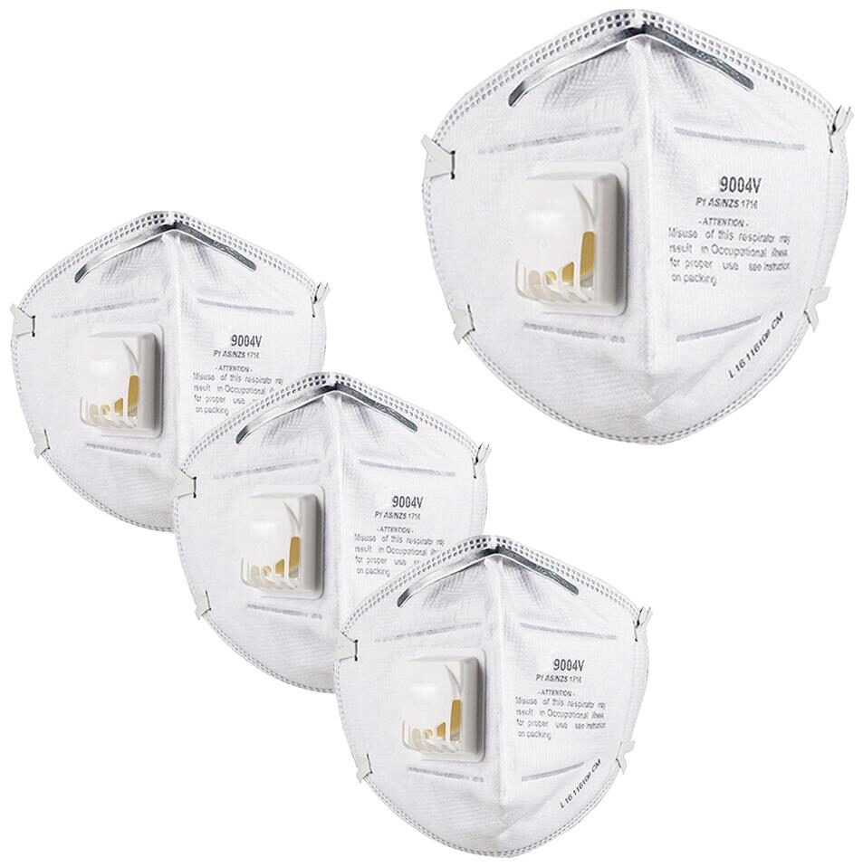 

Gabbar Reusable And Washable Respirator Face Mask 9004V Pack of 4
