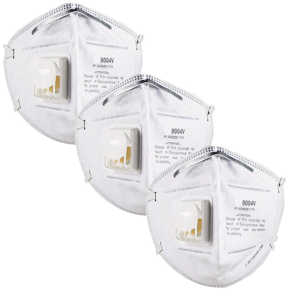 

Gabbar Reusable And Washable Respirator Face Mask 9004V Pack of 3
