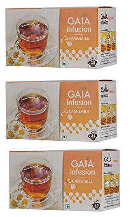 

Gaia Camomile Tea 25 Bags (Pack of 3)