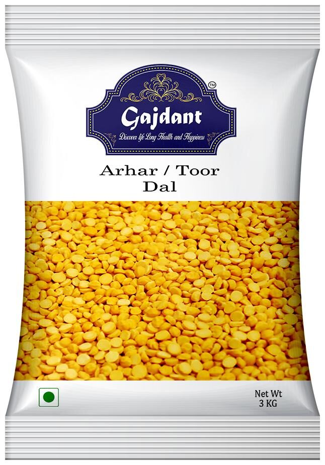 

Gajdant Arhar Dal 3 Kg (Pack of 1)