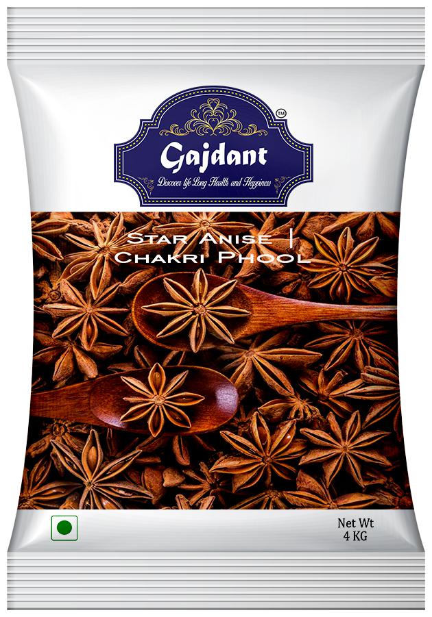 

Gajdant Chakri phool Illicium Verum Star Anise - 4kg