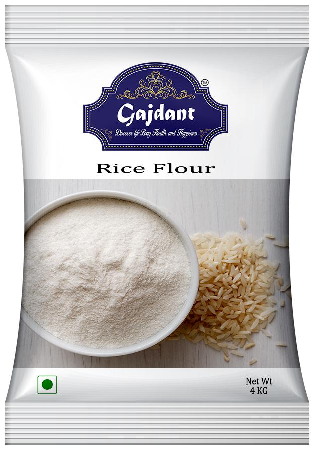 

Gajdant Rice Flour Chawal Atta 4 Kg (Pack of 1)